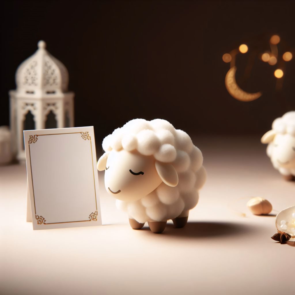 The current image has no alternative text. The file name is: ramadanthemed-empty-background-product-photography-toy-sheep-montage-1-scaled.jpg
